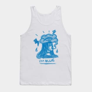 Im Blue Tank Top